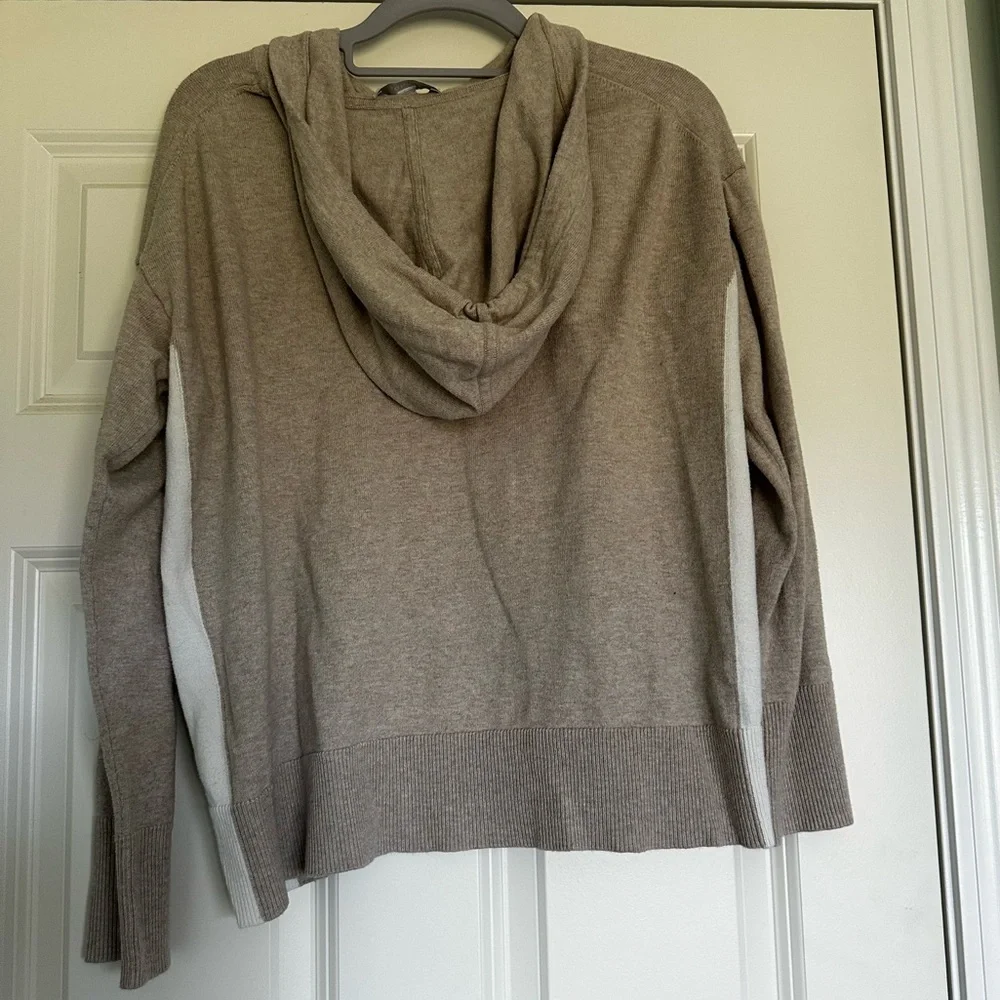 Knit Hooded Sweater Cotton Silk Blend - The White Company - Picture 6 of 10